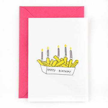 Happy birthday fries