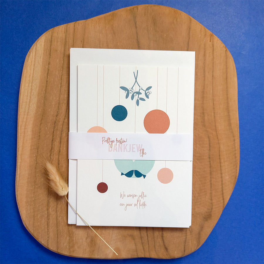 Een jaar vol liefde - set van 5 dezelfde kaarten