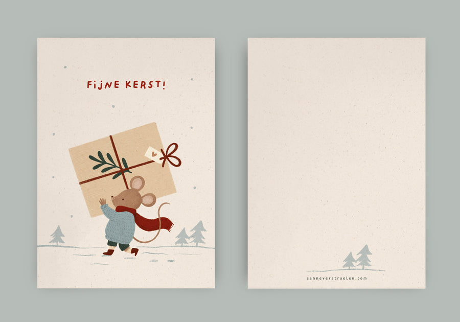 Kerstkaart grote verrassing