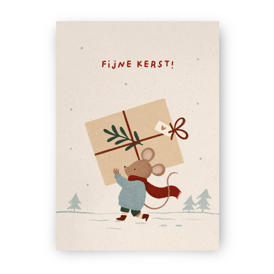 Kerstkaart grote verrassing