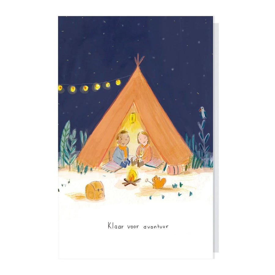 Klaar voor avontuur tent
