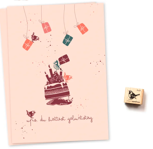Mini Stempel Robin Rudi