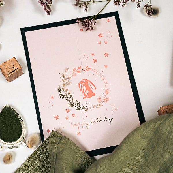 Mini Stempel bloemenwolk