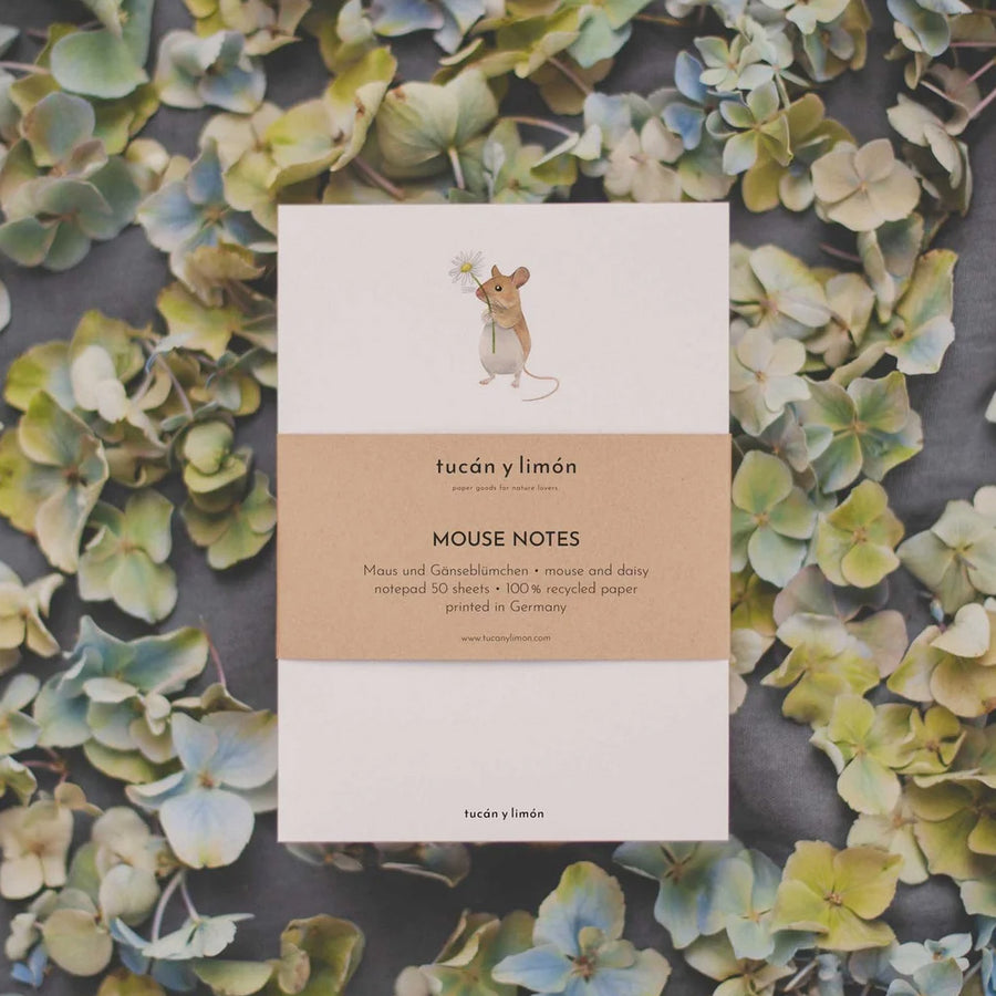 Notitieblok muis met madelief