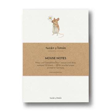 Notitieblok muis met madelief