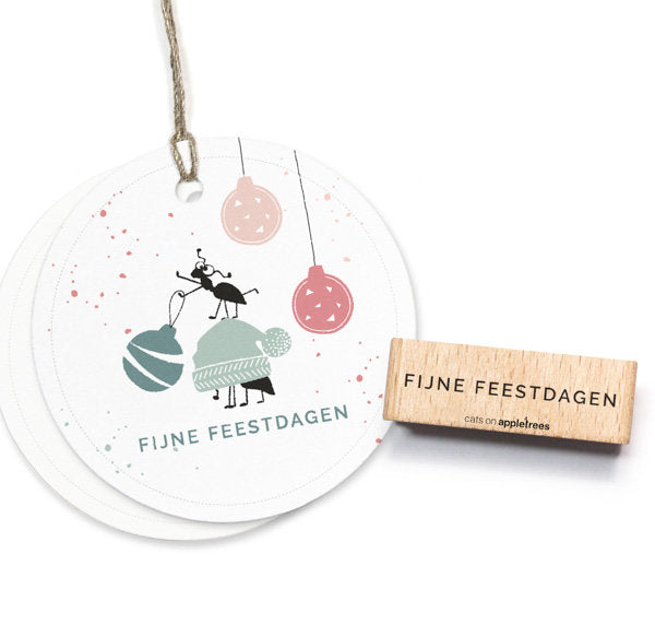 Stempel Fijne feestdagen 2