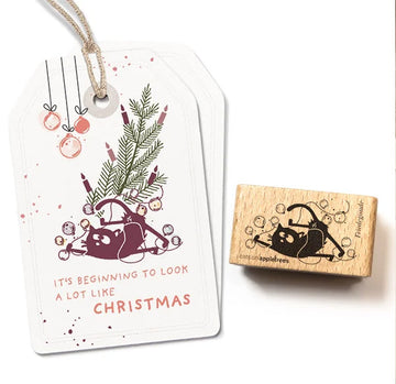 Stempel kat Friedegunde met lichtslinger