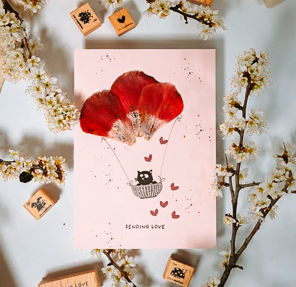 Stempel 'Sending Love'