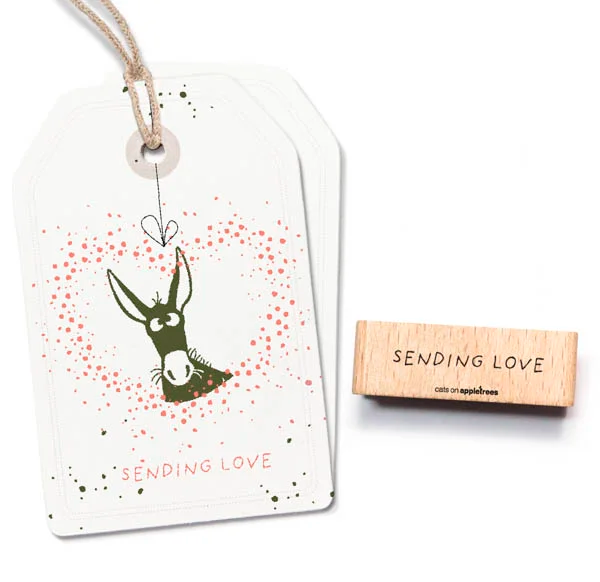 Stempel 'Sending Love'