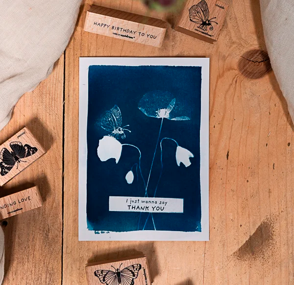 Stempel 'Just Wanna Say Thank You'