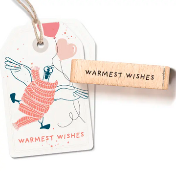 Stempel 'Warmest Wishes'