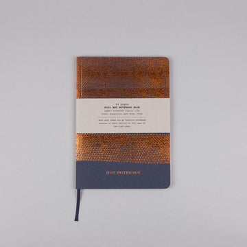 Hot Copper Notebook Blue