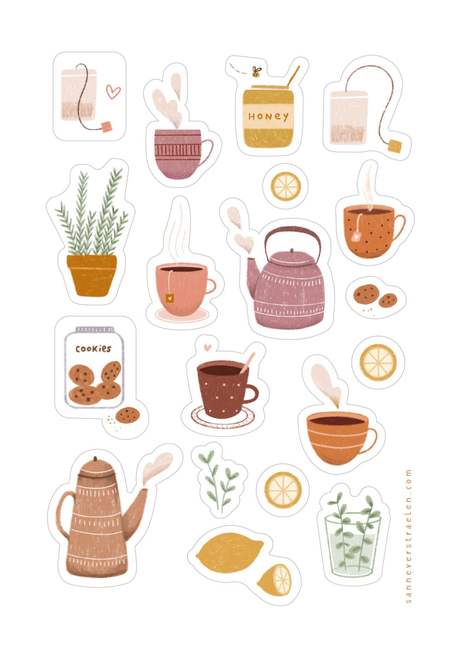 Stickervel Tea Time